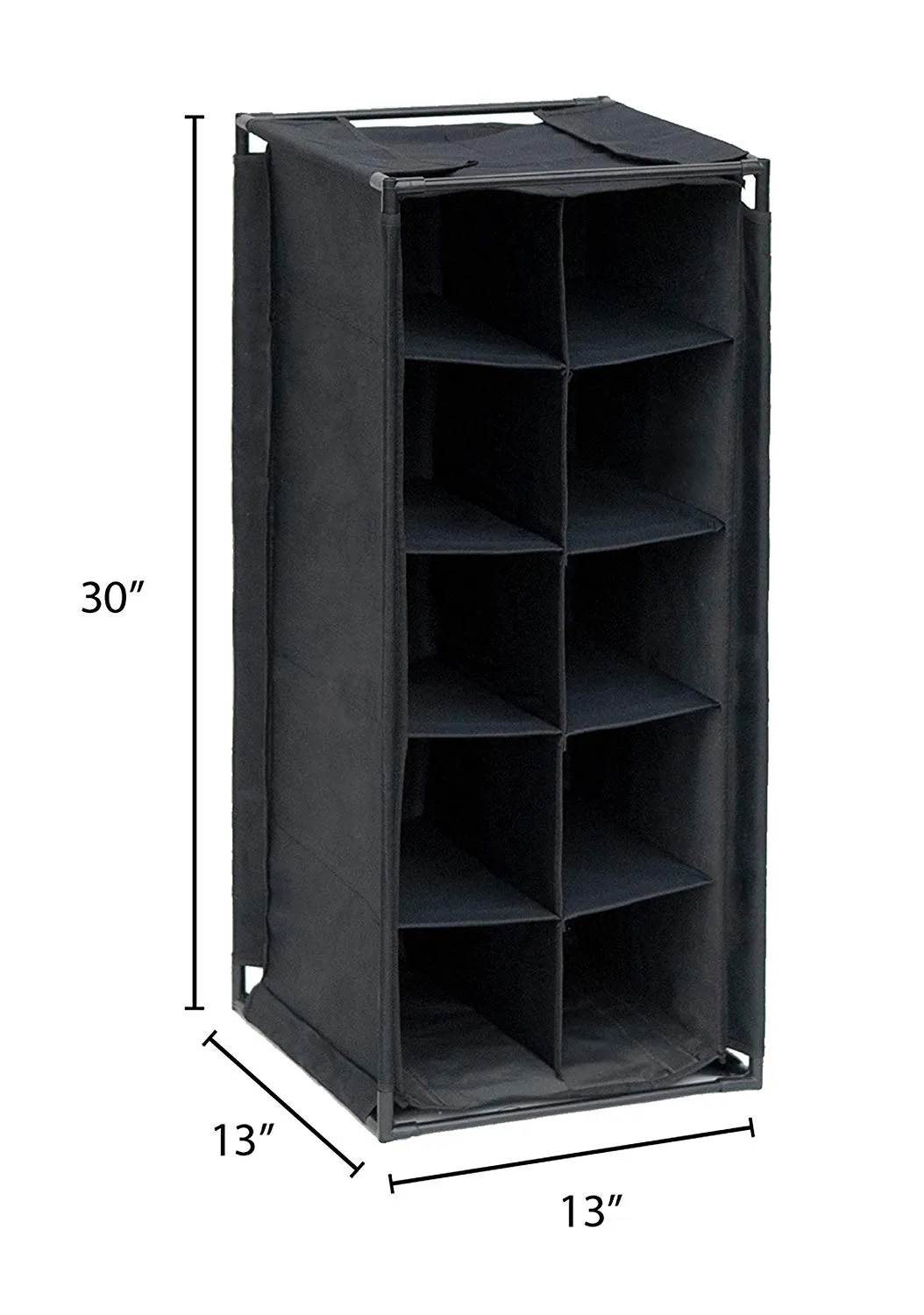 5-Tier Portable Shoe Tower Closet Rack Organizer