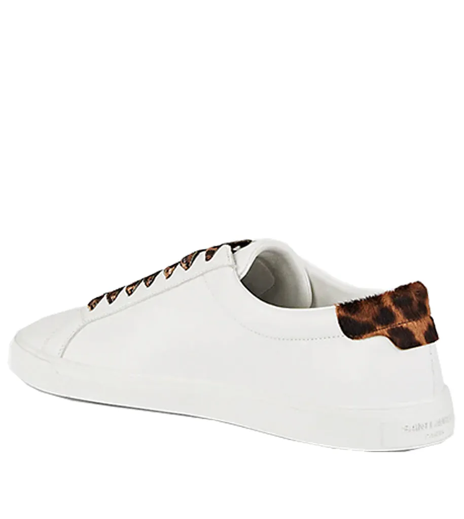 Andy Pony Leopard Sneakers, White/Leopard