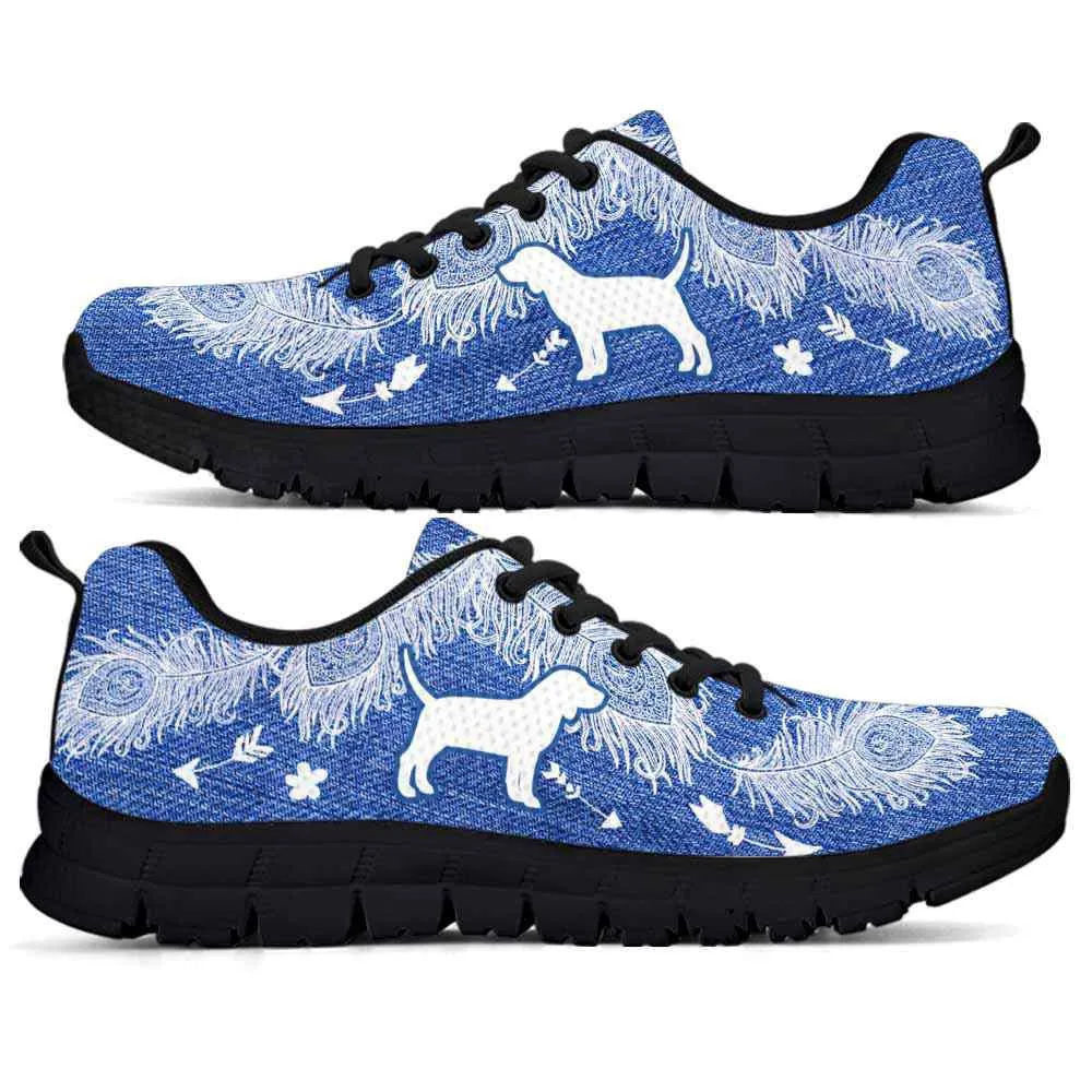 Beagle Hound Sneaker, Beagle Dog Lovers Sneakers Running Shoes Gift Women Men, Beagle Hound Shoes