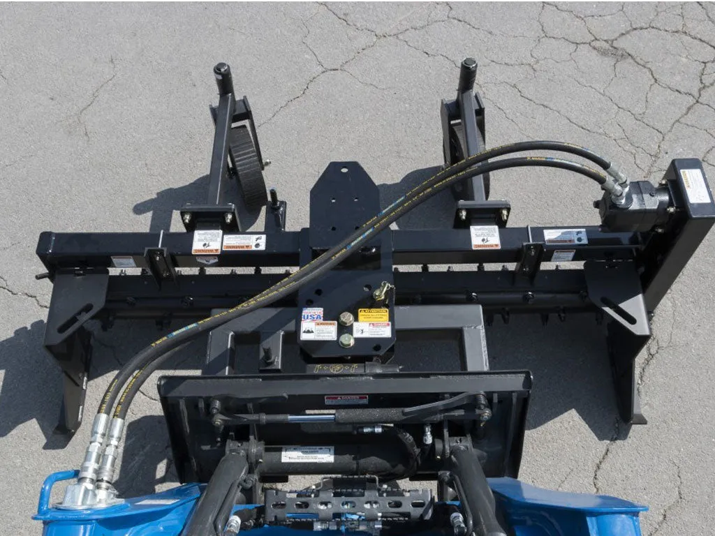 BLUE DIAMOND EXTREME DUTY POWER RAKE, HYDRAULIC ANGLE