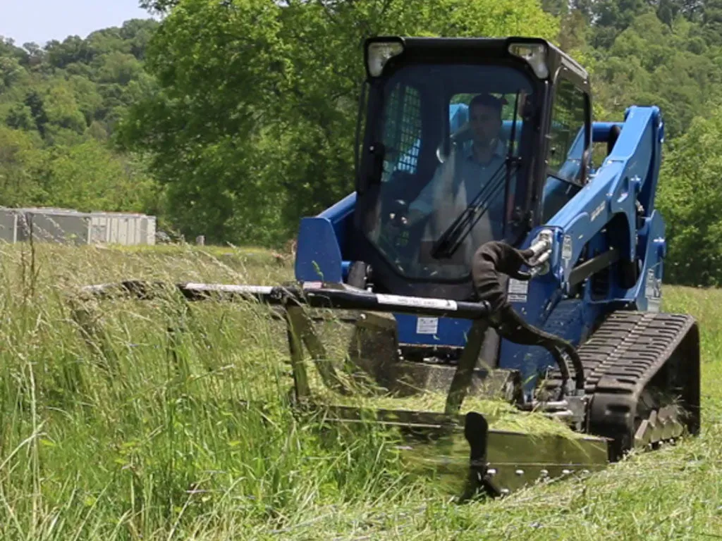 BLUE DIAMOND severe duty brush cutter for skid steer loader