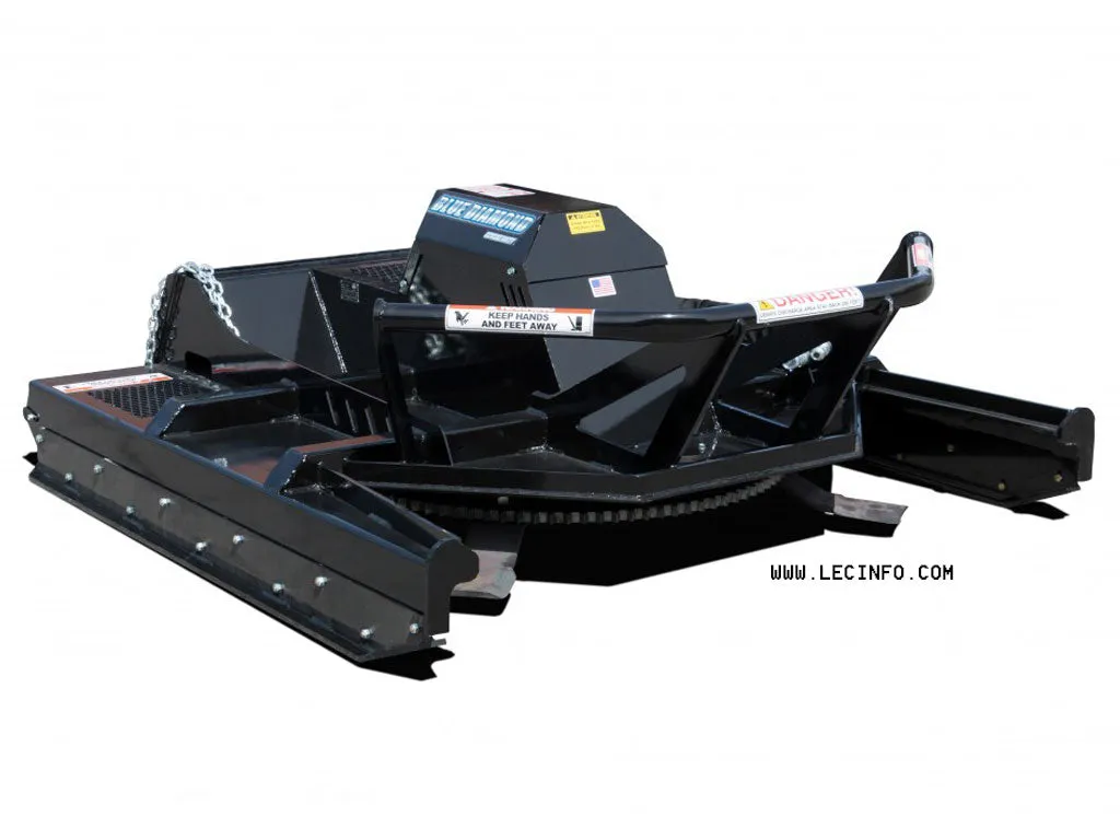 BLUE DIAMOND severe duty brush cutter for skid steer loader