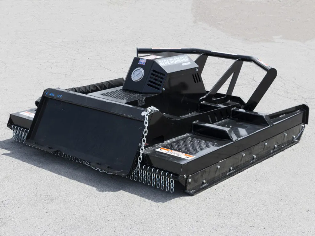 BLUE DIAMOND severe duty brush cutter for skid steer loader