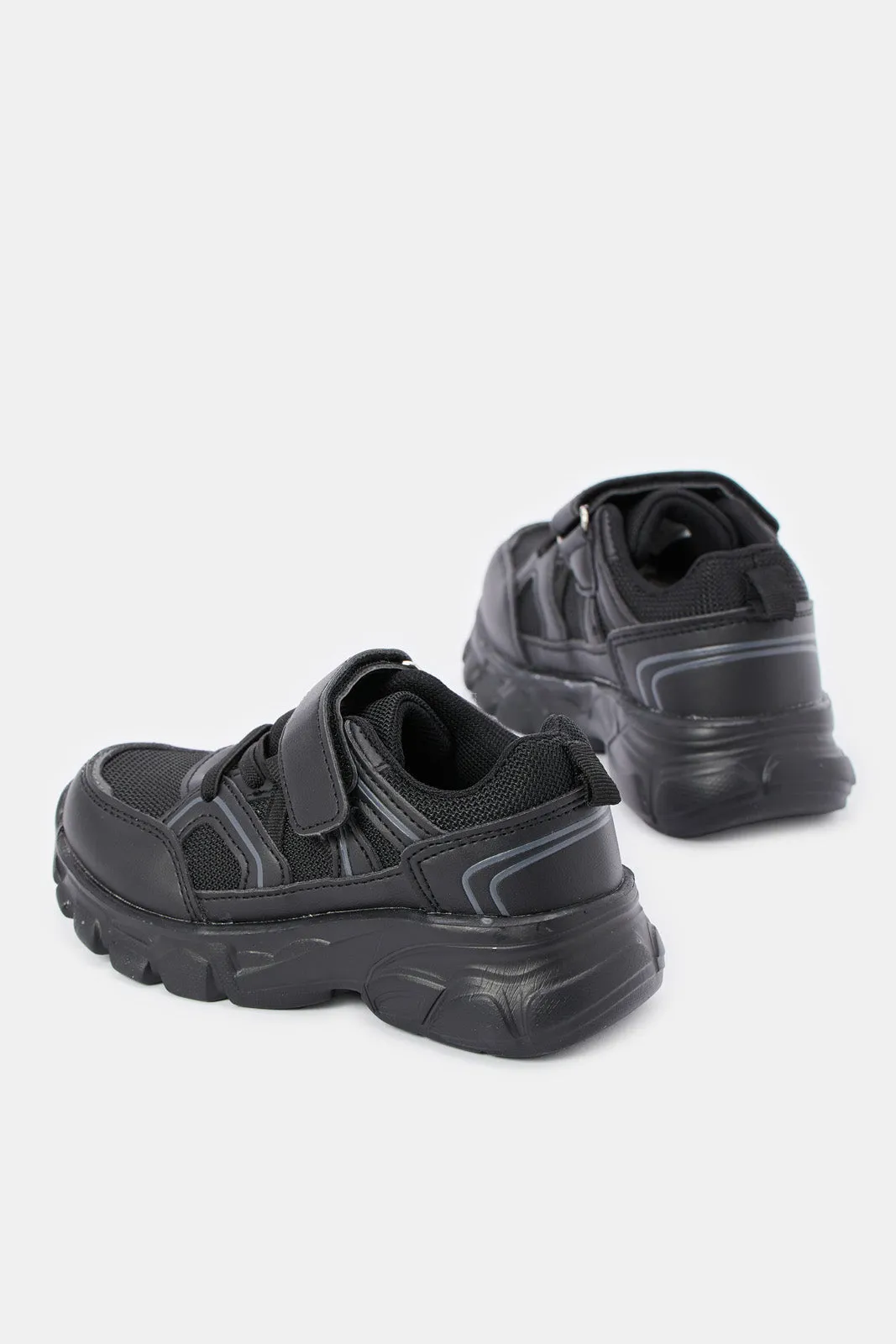 Boys Triple Black Sneakers