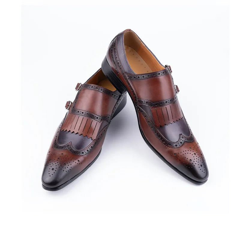 BrogueLux Custom Tassel  Oxfords Wedding Shoes