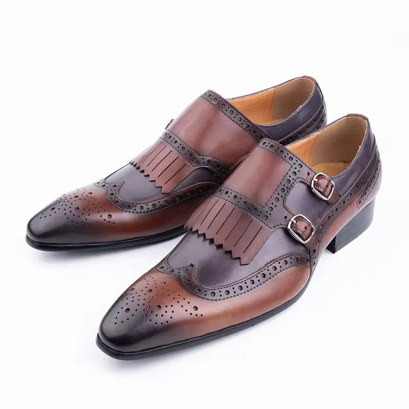 BrogueLux Custom Tassel  Oxfords Wedding Shoes