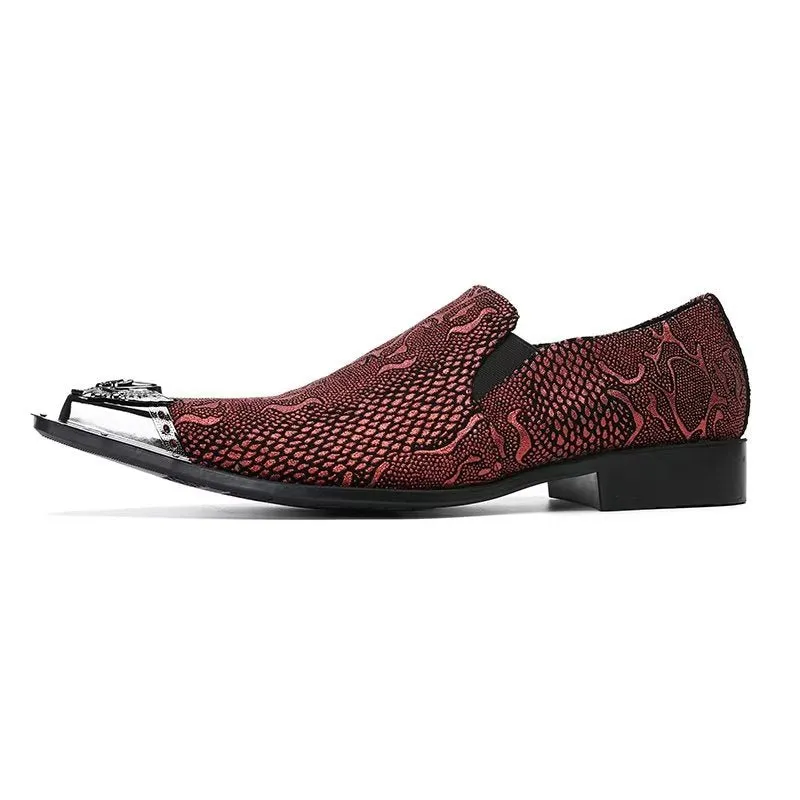 ExoticaLux Genuine Leather Smart Slip-on Dress Shoes