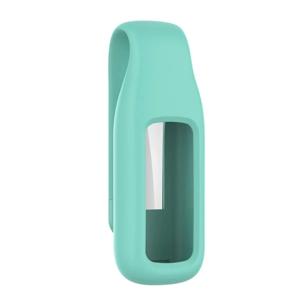 Fitbit Luxe silicone cover with clip holder - Green