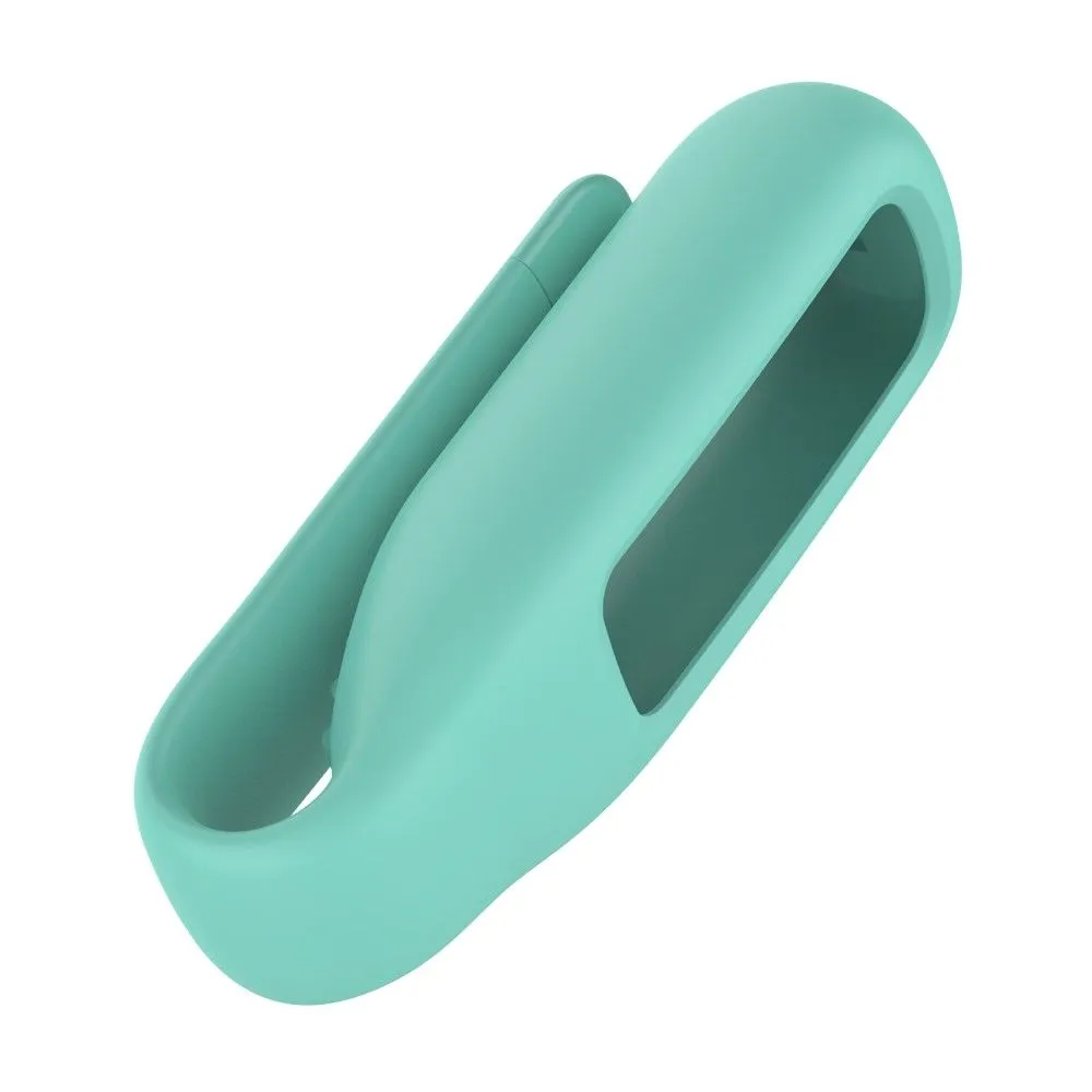 Fitbit Luxe silicone cover with clip holder - Green