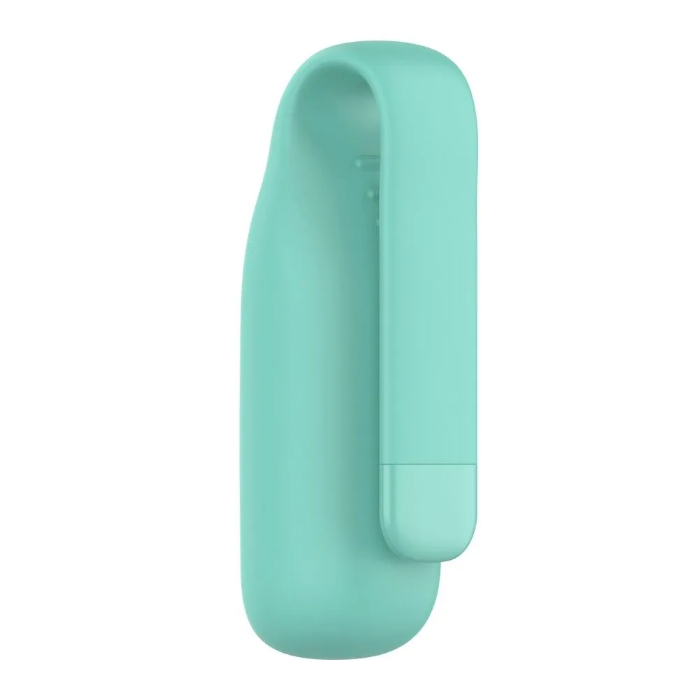 Fitbit Luxe silicone cover with clip holder - Green