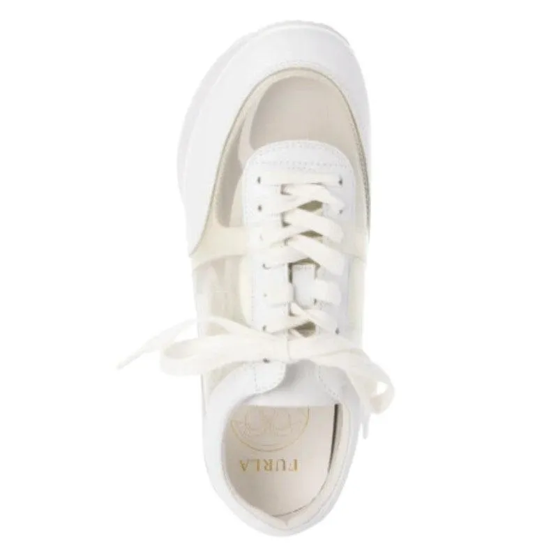 Furla Women's Run Candy Lace Up Sneakers T.10 - Chalk Crytal