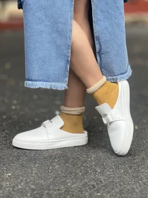 Glenda White Sneakers