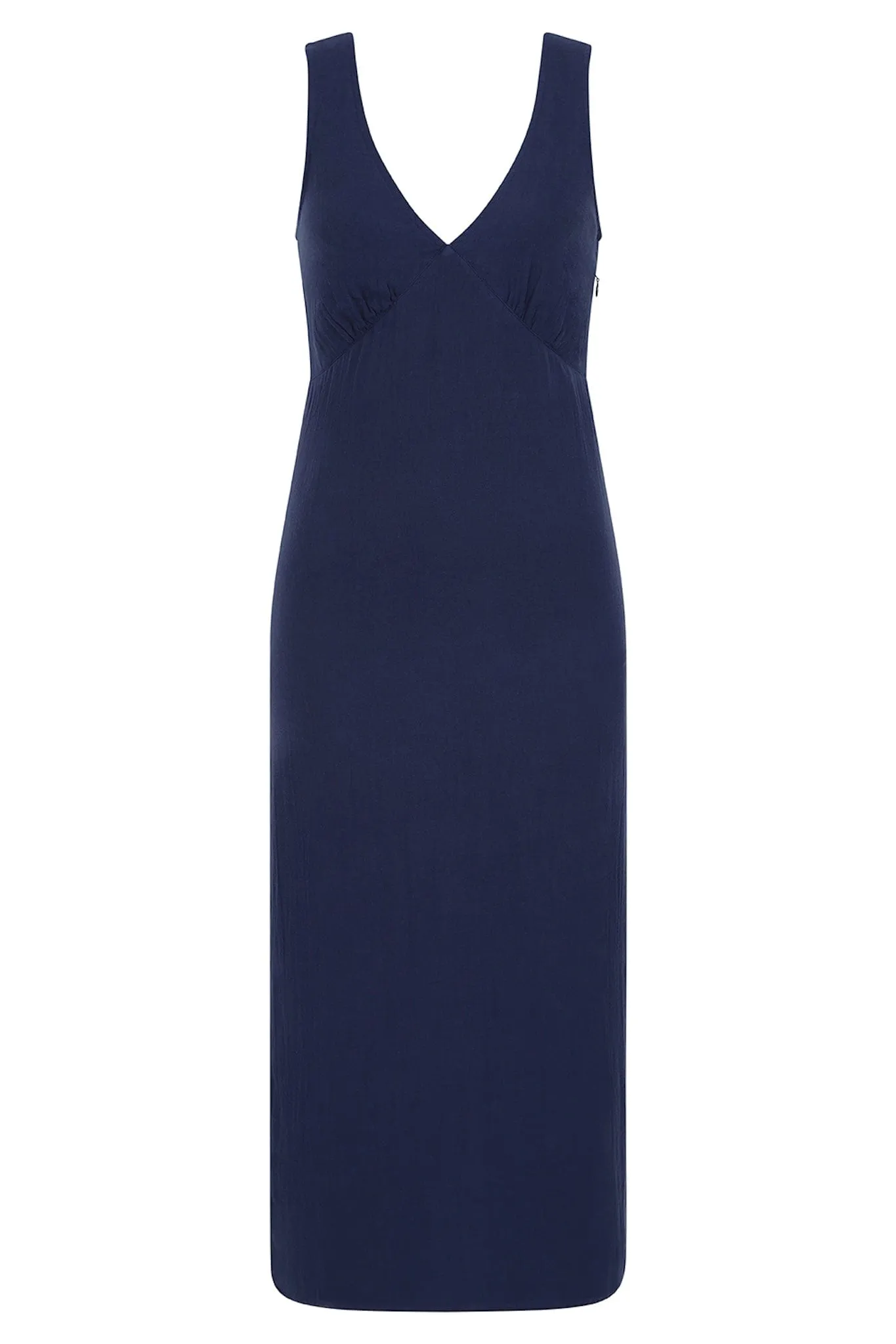 HALO Thalia Midi Dress in Navy