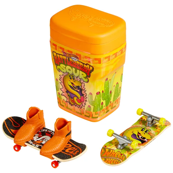 Hot Wheels Skate Rattleberry Sour - Vibrant Collectible Toy with Sour Berry Theme