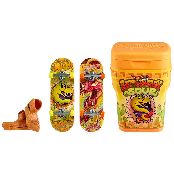 Hot Wheels Skate Rattleberry Sour - Vibrant Collectible Toy with Sour Berry Theme