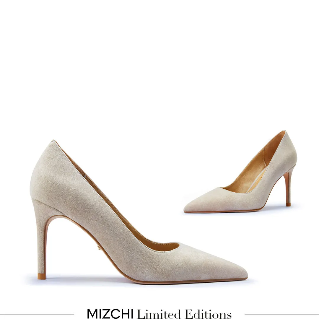 *Kayte - Light beige suede Classic Pump