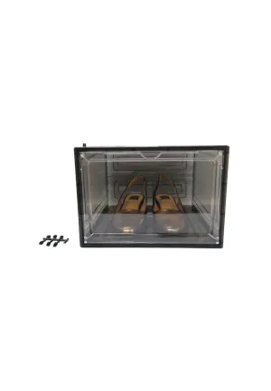 Landmark Acrylic Medium Foldable Shoe Box - Black 35 x 27 x 19cm