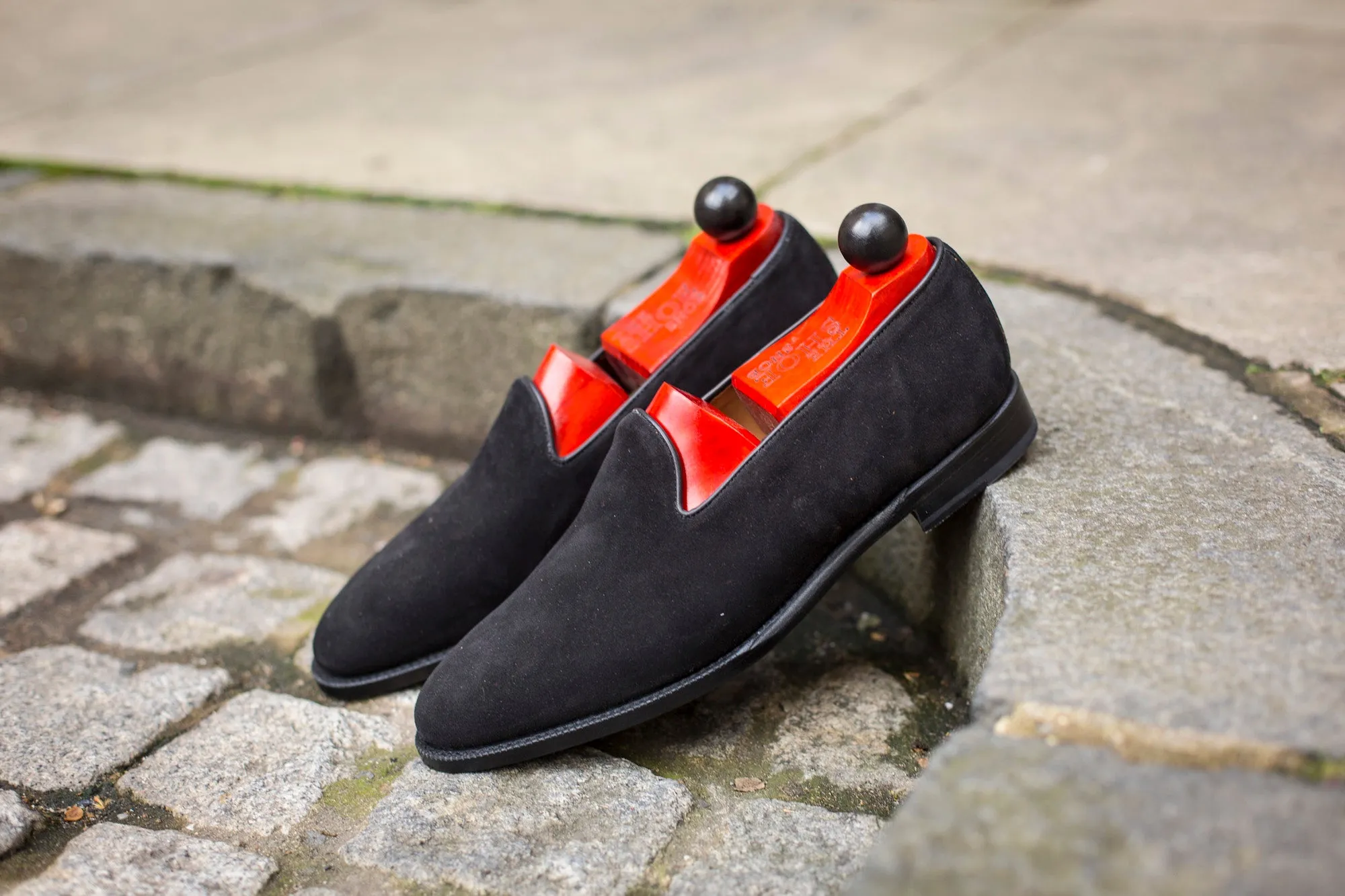 Laurelhurst II - MTO - Black Suede - TMG Last - Single Leather Sole