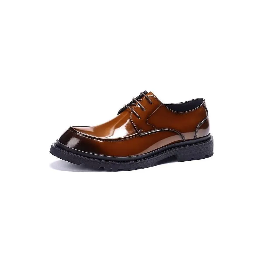 LeatherLux Lace-Up Derbies Dress Shoes