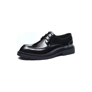 LeatherLux Lace-Up Derbies Dress Shoes