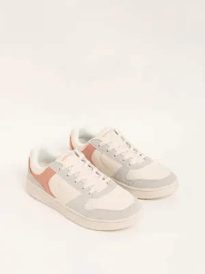 LUNA BLU Beige Colorblock Sneakers