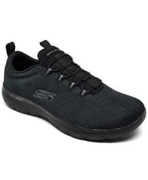 Men's summits - louvin slip-on training sneakers from finish line Skechers, black