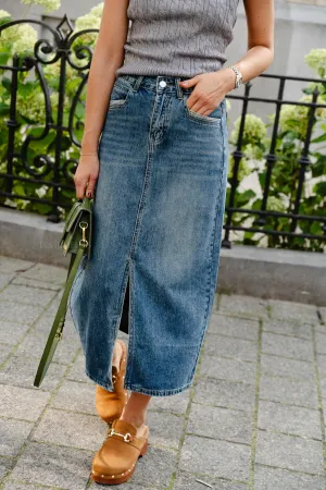 Millie denim skirt