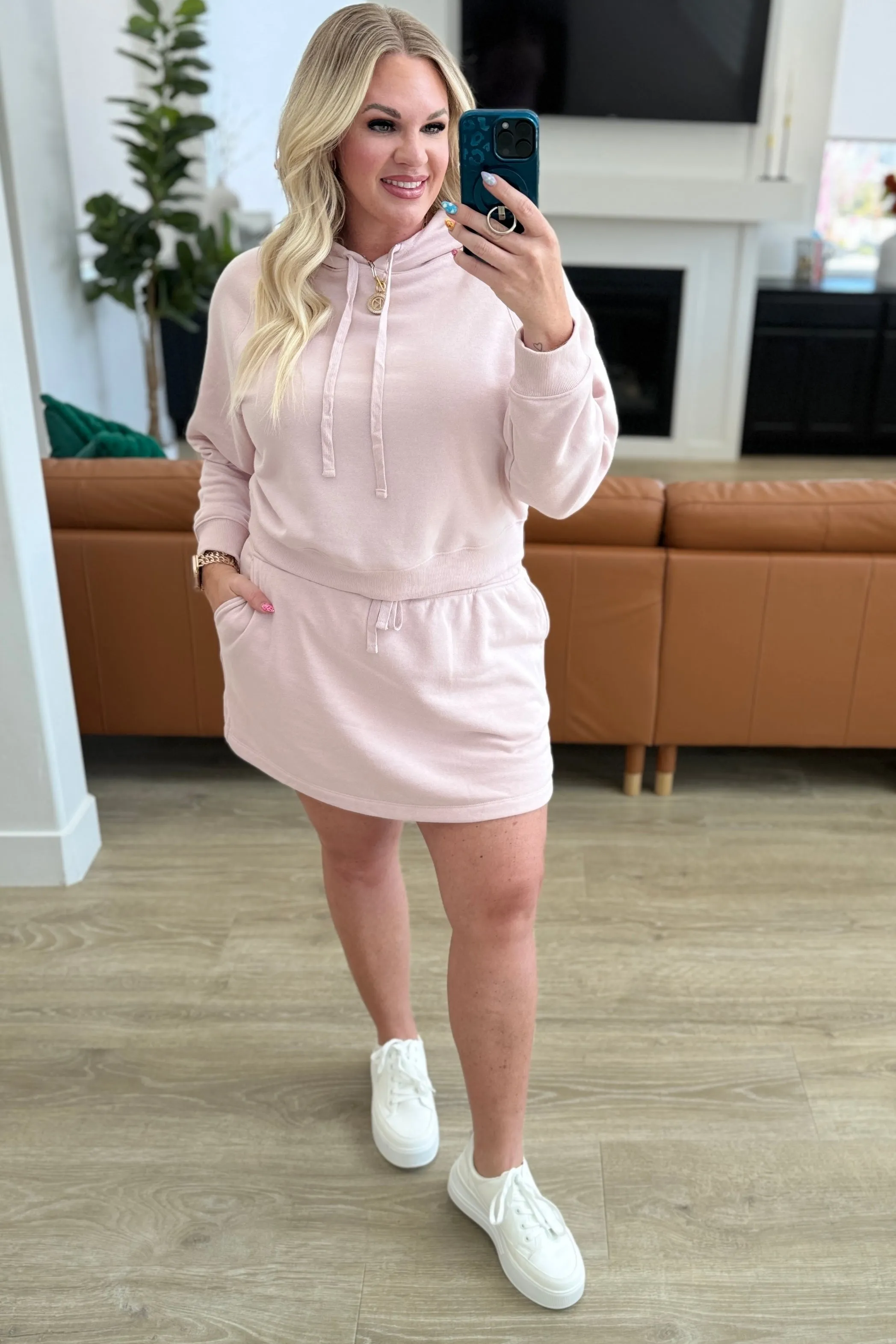 Name of the Game Skort - Baby Pink