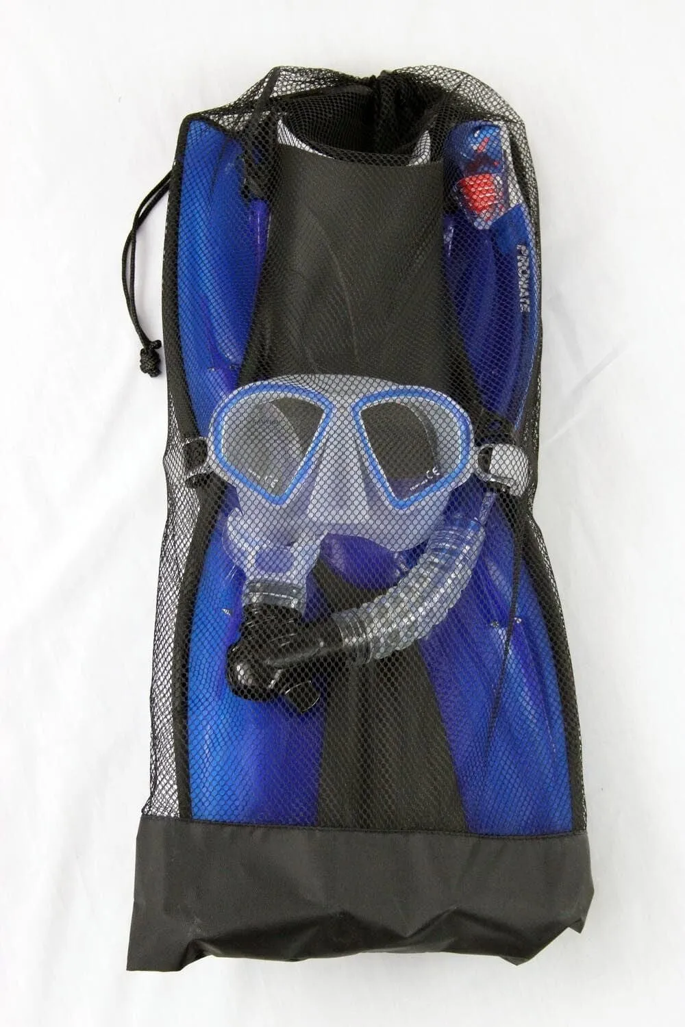 Promate Spectrum Adult Snorkeling Mask Dry Snorkel Fins Gear Bag Set - SCS0099