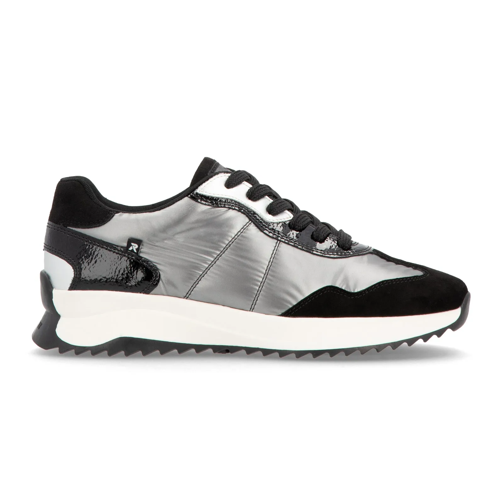 Rieker Dhara W1306-42 Sneaker (Women) - Schwarz/Grau/Black/Silver