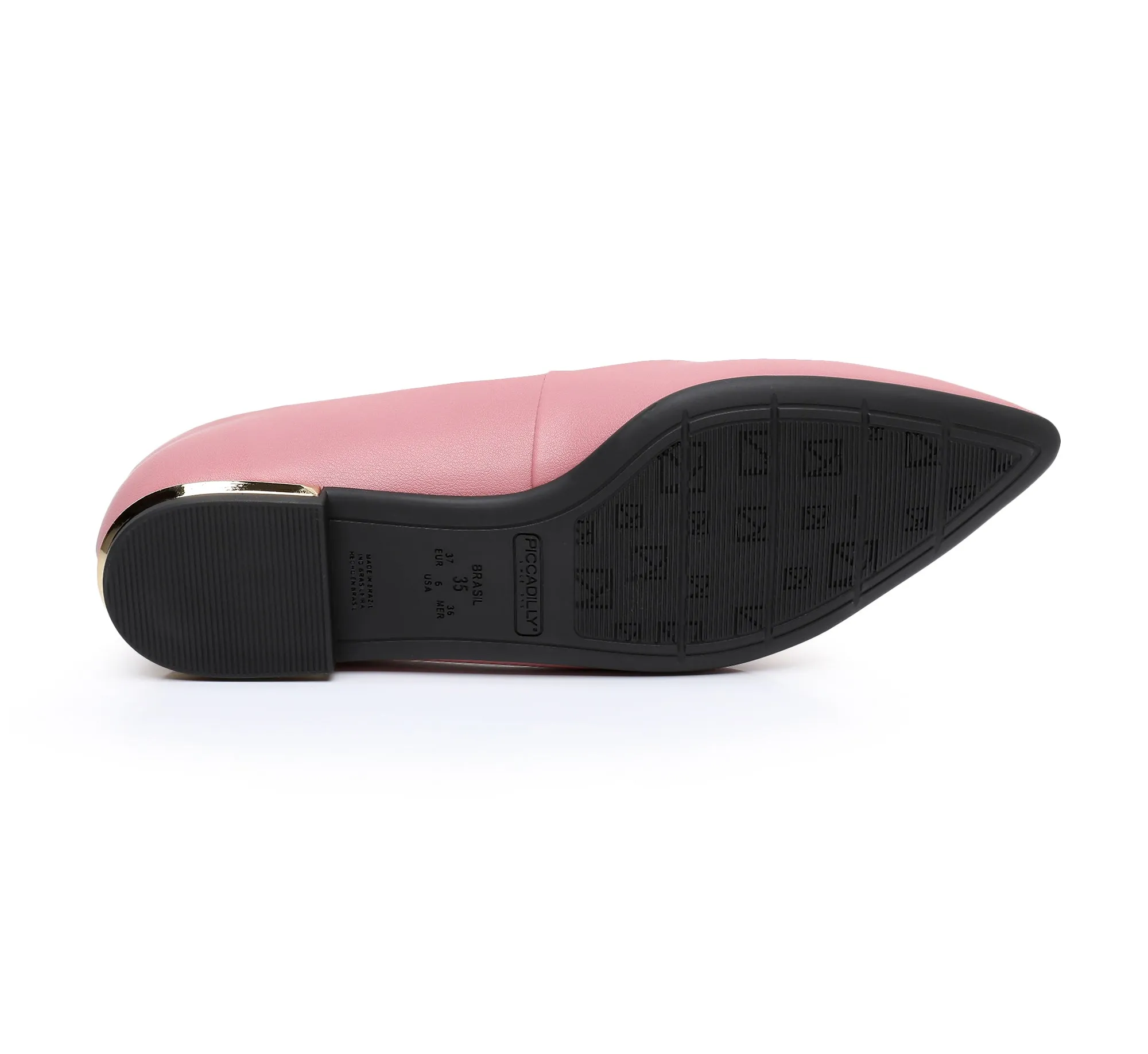 Sleek Deco Point Flats - Dark Pink (274.054)