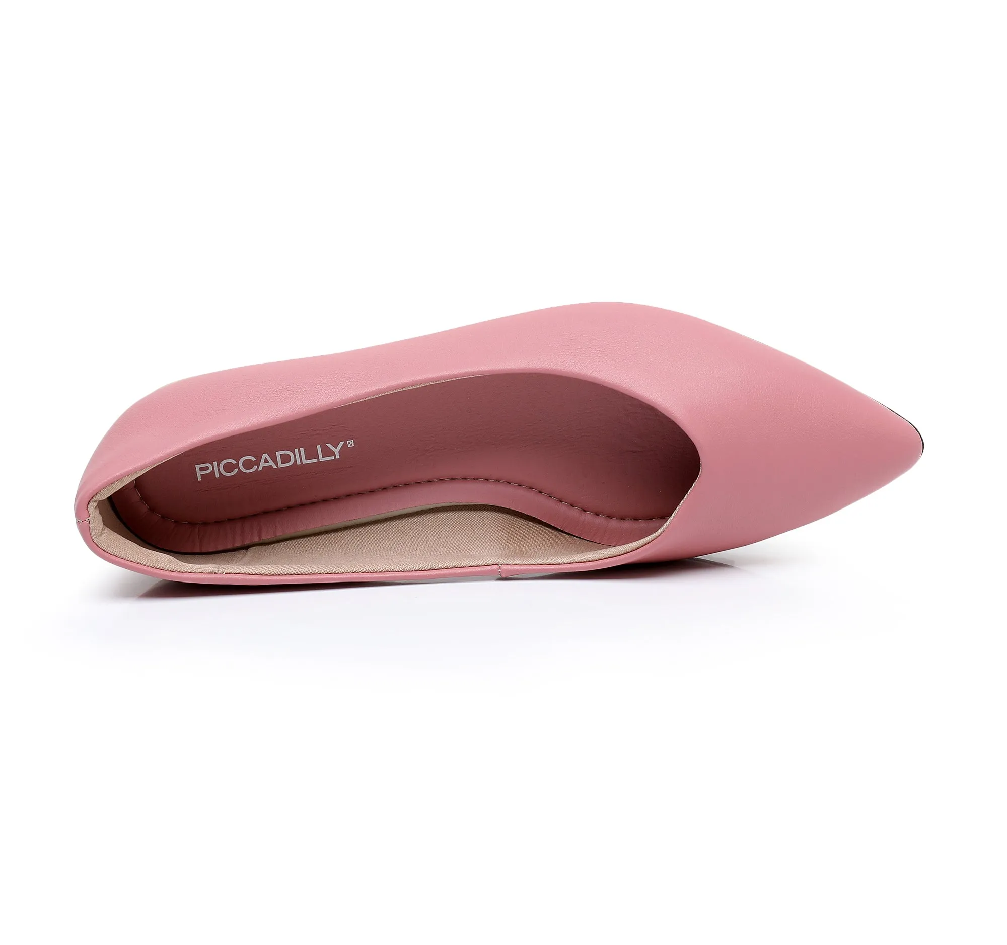 Sleek Deco Point Flats - Dark Pink (274.054)