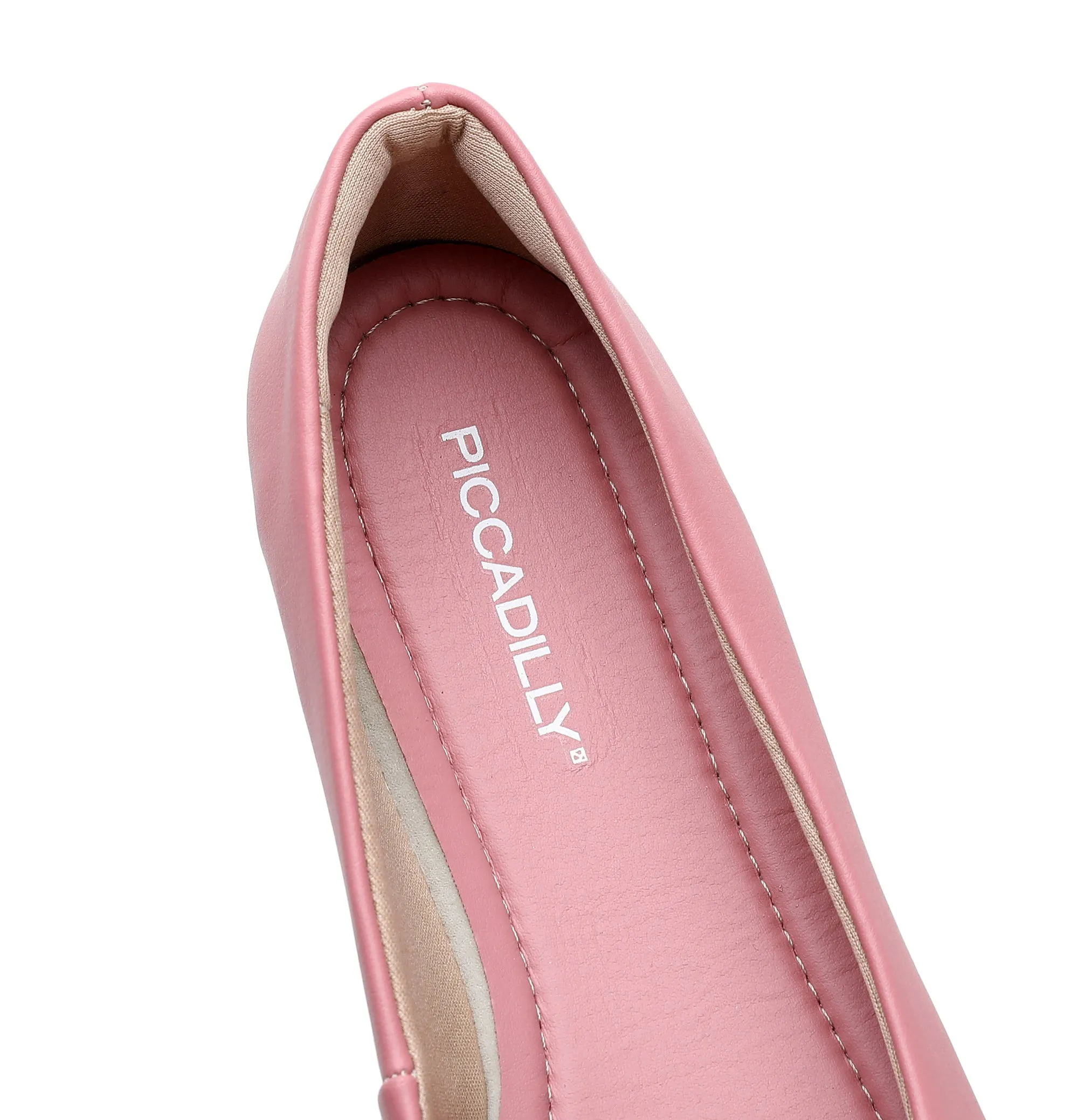 Sleek Deco Point Flats - Dark Pink (274.054)