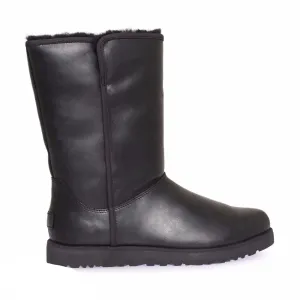 UGG Michelle Leather Black Boots