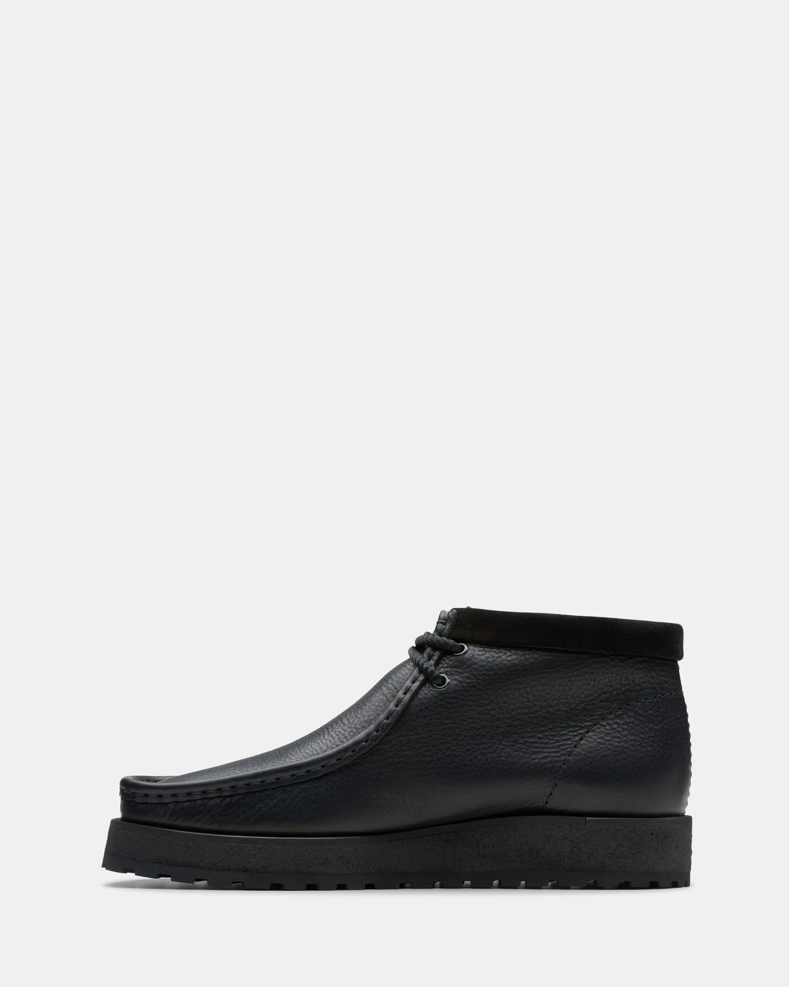 Wallabee Scout (M) Black Leather