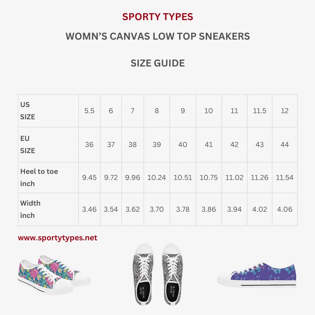 Women's Comic Shoutouts Low Top Canvas Sneakers